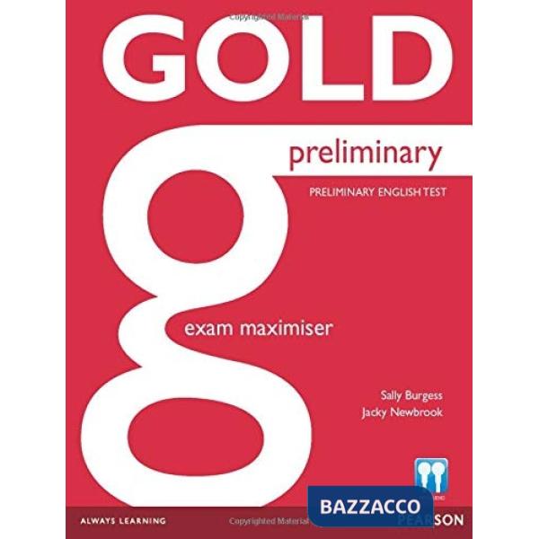 GOLD PRELIMINARY EXAM MAXIMISER NO KEY