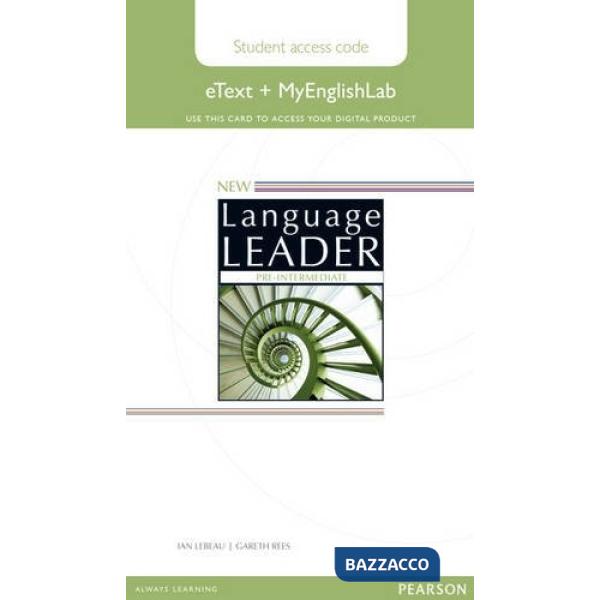 NEW LANGUA PRE INT STS'ETEXT COURSE BOOK W/MY ENG LAB