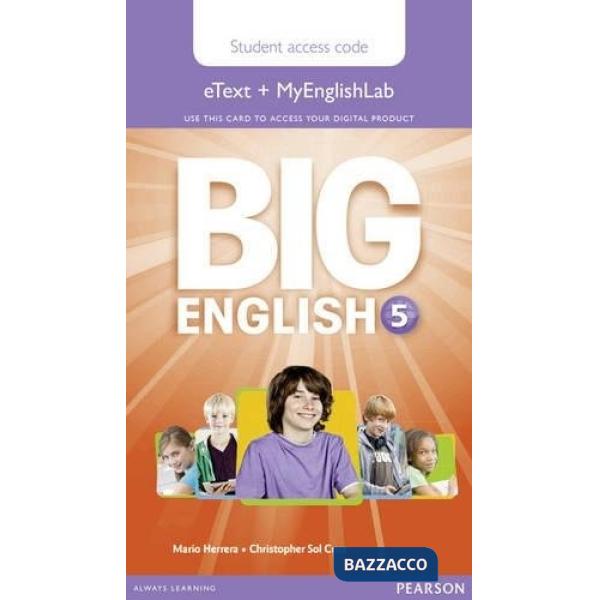 BIG ENG 5 TETEXT W/MY LAB