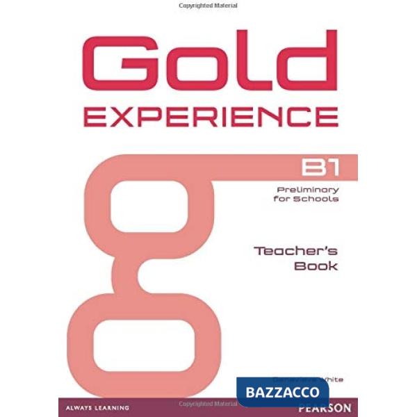 GOLD EXP B1 TEACHER'S BOOK