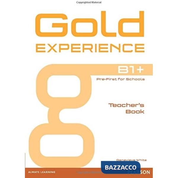 GOLD EXPERIENCE B1 + TEACHER'S BOOK