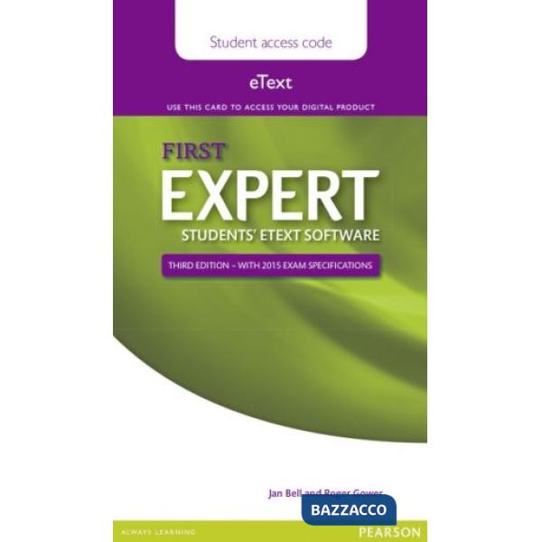 EXPERT FIRST STUDENT ETEXT ACCESS CARD