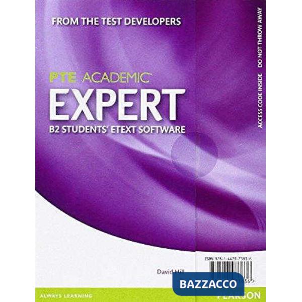 EXPERT... B2 STUDENTS' ETEXT PIN