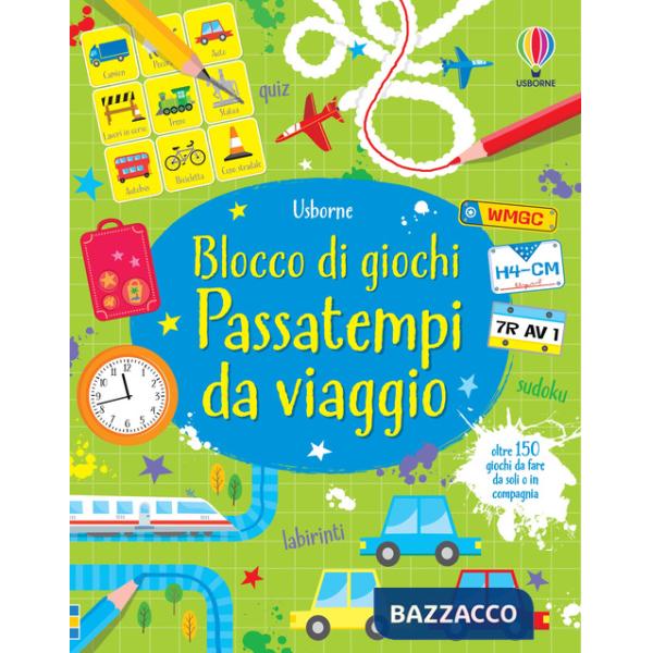Passatempi da viaggio. Blocco di giochi