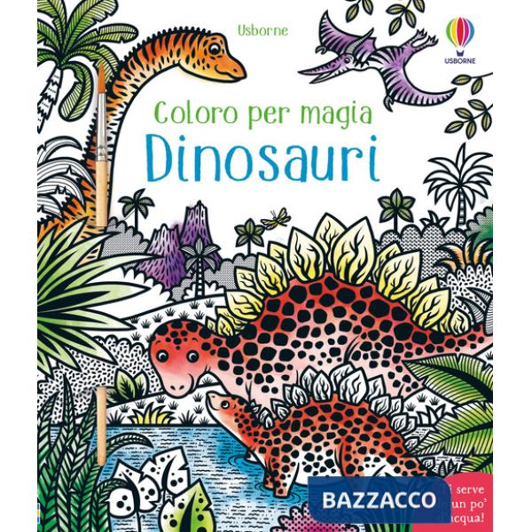 Dinosauri. Ediz. a colori. Con pennello
