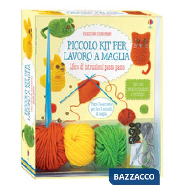 Piccolo kit per lavoro a maglia. Con gadget