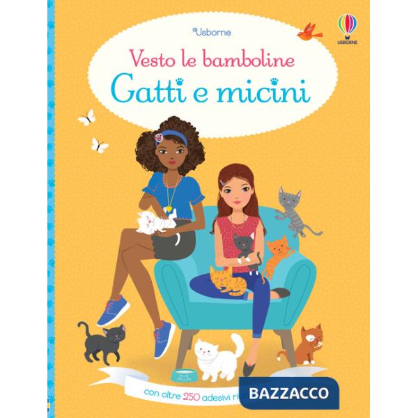 Gatti e micini. Con adesivi