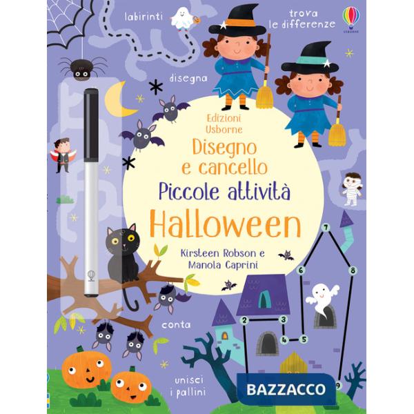 Halloween. Piccole attività. Disegno e cancello. Ediz. a colori. Con gadget