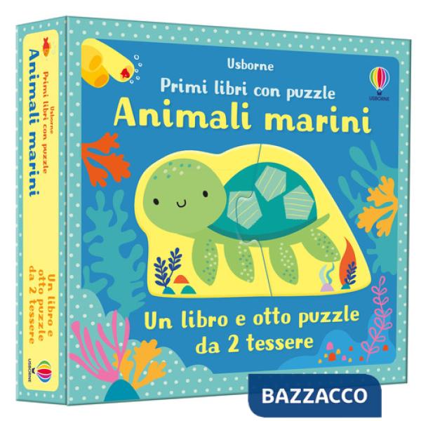 Animali marini. Primi libri con puzzle. Ediz. a colori. Con puzzle