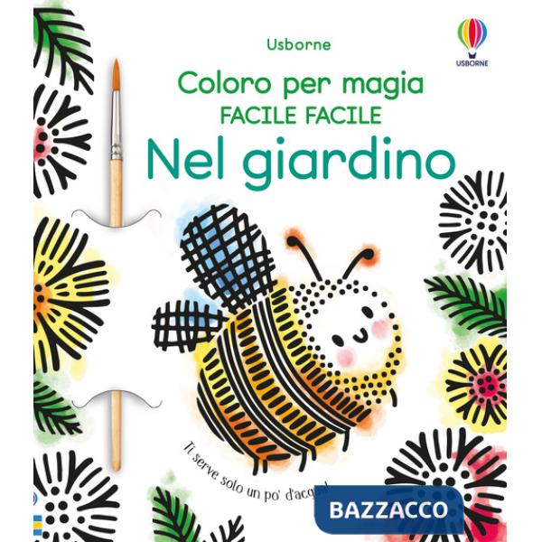 Nel giardino. Con pennello