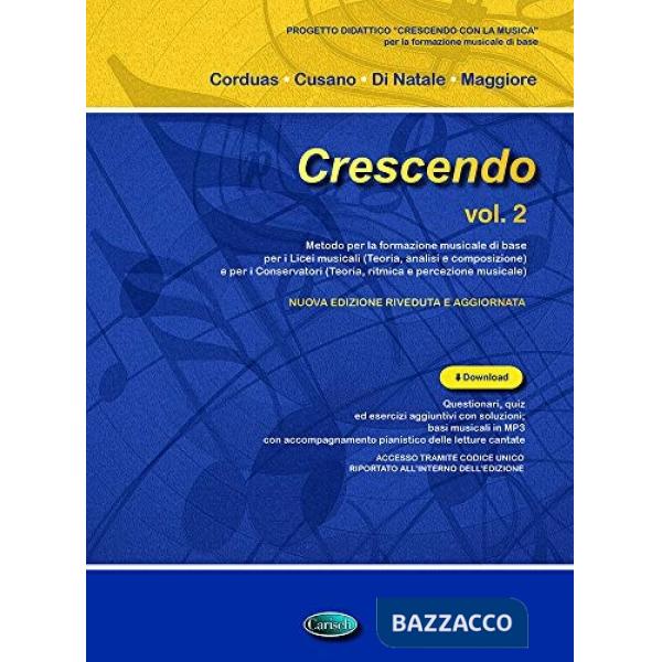 CRESCENDO VOL. 2 (NUOVA EDIZIONE AGGIORNATA E RIVEDUTA)