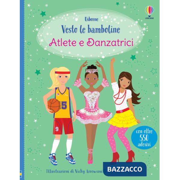 Atlete e danzatrici. Con adesivi