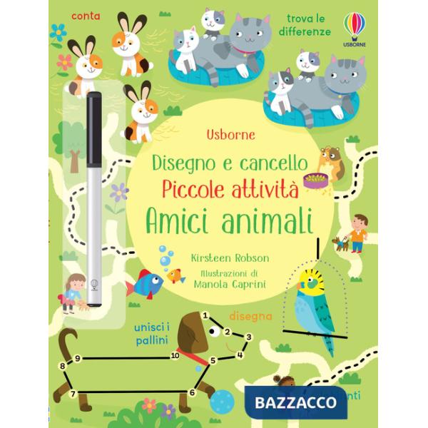Amici animali. Ediz. illustrata. Con pennarello cancellabile