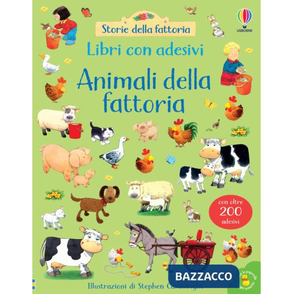 Animali della fattoria. Con adesivi. Ediz. a colori