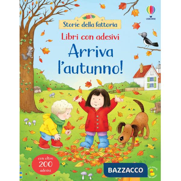 Arriva l'autunno! Con adesivi. Ediz. a colori