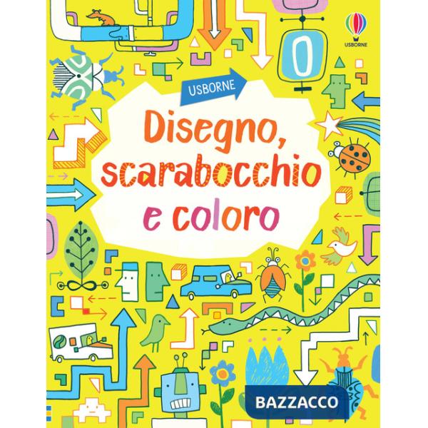 Disegno, scarabocchio e coloro. Giochi e rompicapi. Ediz. illustrata