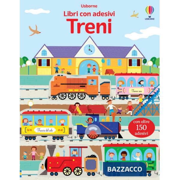 Treni. Con adesivi. Ediz. a colori