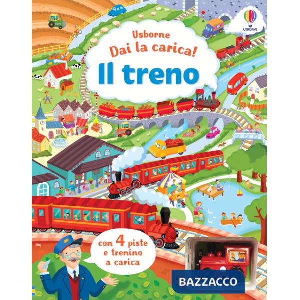 Treno. Ediz. a colori. Con 4 piste. Con trenino a carica (Il)