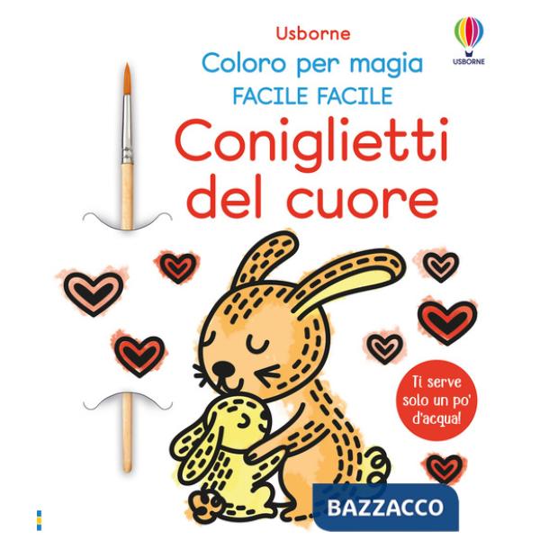 Coniglietti del cuore. Ediz. illustrata. Con pennello