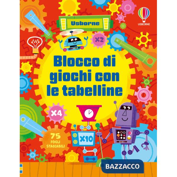 Blocco di giochi con le tabelline. Ediz. a colori