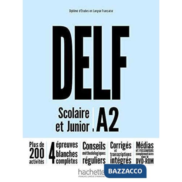 DELF A2 SCOLAIRE ET JUNIOR N. ED. LIVRE + DVDROM
