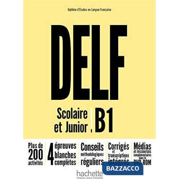 DELF B1 SCOLAIRE ET JUNIOR N. ED. LIVRE + DVDROM