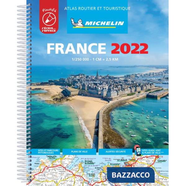France. Atlas routier et touristique 2022. Ediz. a spirale