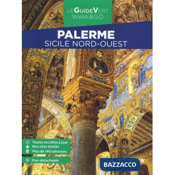 Palerme, Sicile Nord Ouest. Con Carta geografica ripiegata