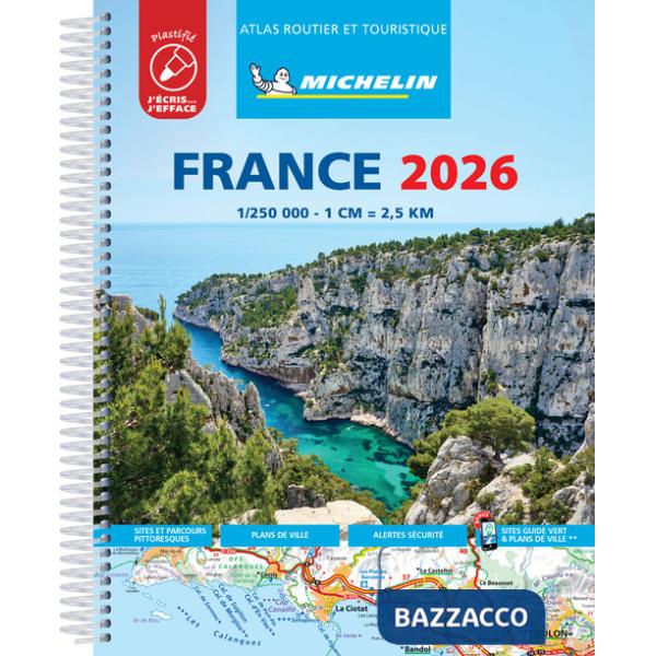 France. Atlas routier et touristique 2026 1:250.000. Ediz. plastificata