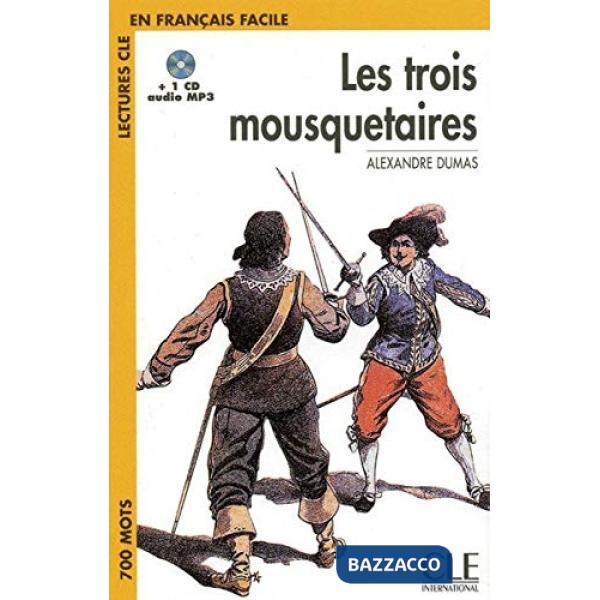 LECTURES FACILES 1 TROIS MOUSQUETAIRES + CD