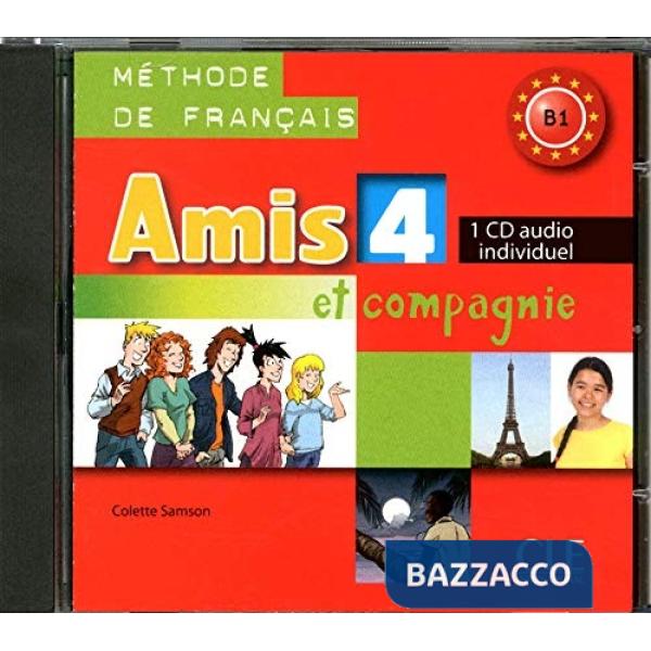 AMIS ET COMPAGNIE 4 CD AUDIO INDIVIDUEL