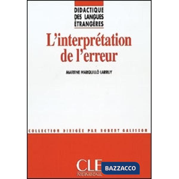 LARRUY L'INTERPRETATION DE L'ERREUR