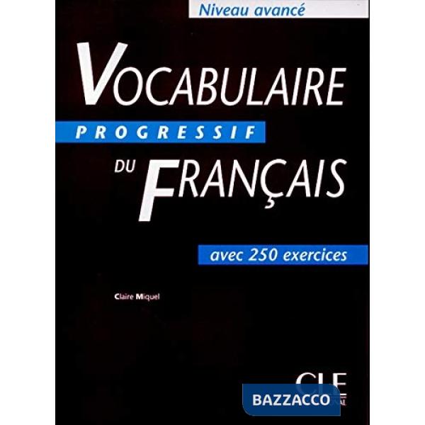 VOCABULAIRE PROGRESSIF AVANCE LIVRE + CD