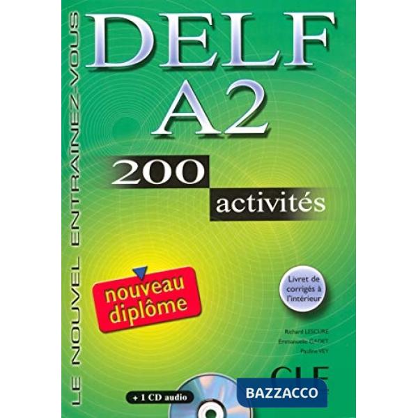 DELF A2 200 ACTIVITES LIVRE + CD