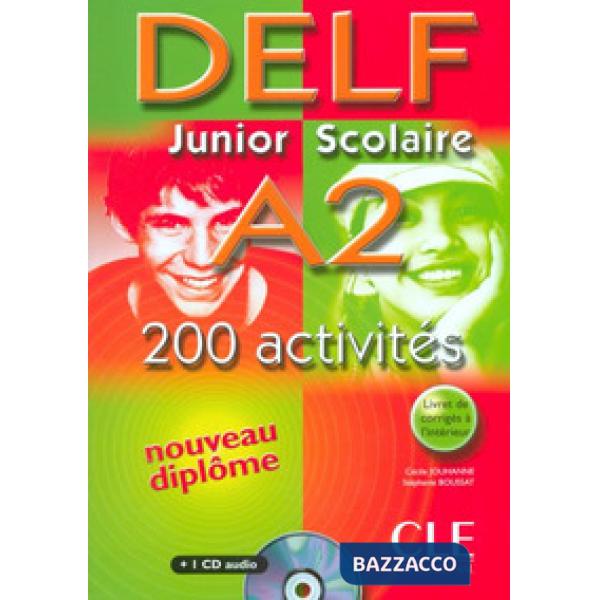 NOUVEAU DELF JUNIOR SCOLAIRE A2 LIVRE + CD