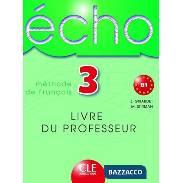 ECHO 3 LIVRE PROFESSEUR