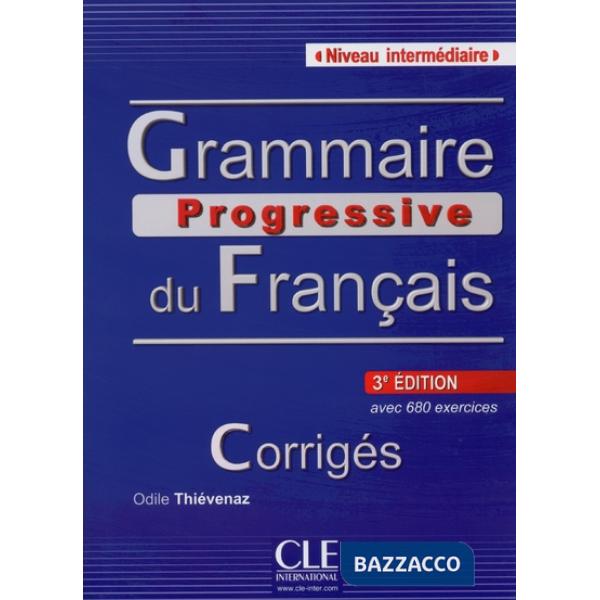 GRAMMAIRE PROGRESSIVE 3ED INTER CORRIGES