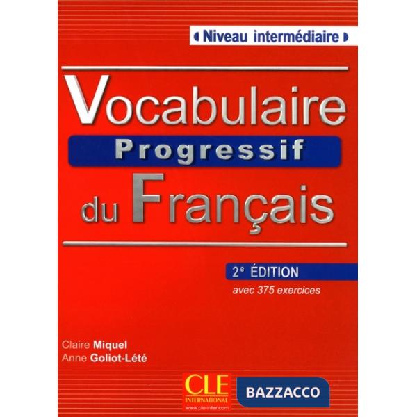 VOCABULAIRE PROGRESSIF 2ED INTERM LIVRE + CD