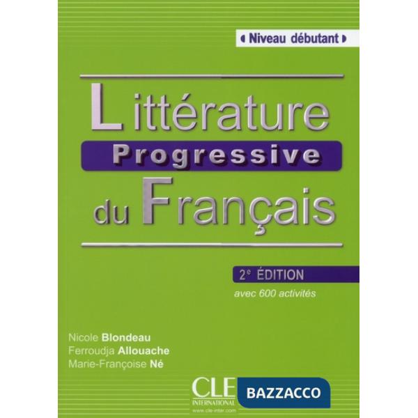 LITTERATURE PROGRESSIVE 2ED DEBUT LIVRE + CD
