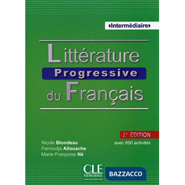 LITTERATURE PROGRESSIVE 2ED INTER LIVRE + CD