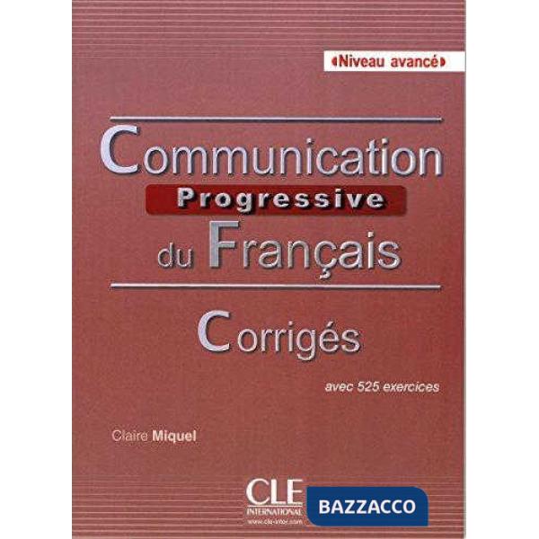 COMMUNICATION PROGRESSIVE AVANCE CORRIGES
