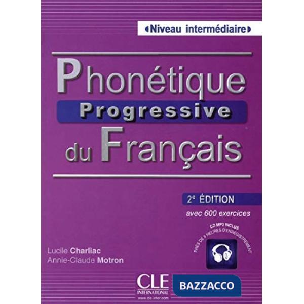 PHONETIQUE PROGRESSIVE 2ED INTERM LIVRE + CDMP3