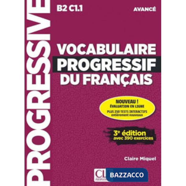 VOCABULAIRE PROGRESSIF AVANCE 3ED + CD NC APPLI