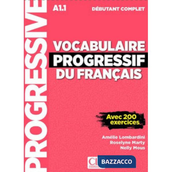 VOCABULAIRE PROGRESSIF DEBUT COMPLET + CD NC