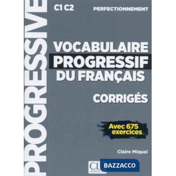 VOCABULAIRE PROGRES PERFECTIONN CORRIGES NC