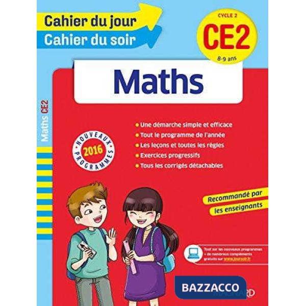 MATHS CE2 CAHIER DU JOUR CAHIER DU SOIR