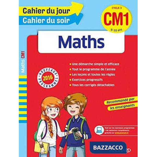 CAHIER DU JOUR CAHIER DU SOIR MATHS CM1