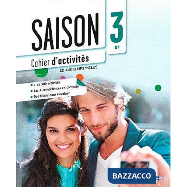 SAISON 3 NIVEAU B1 CAHIER + CD AUDIO