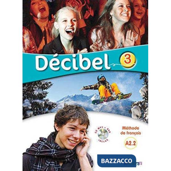 DECIBEL 3 LIVRE NIV. A2. 2 + CD AUDIO + DVD