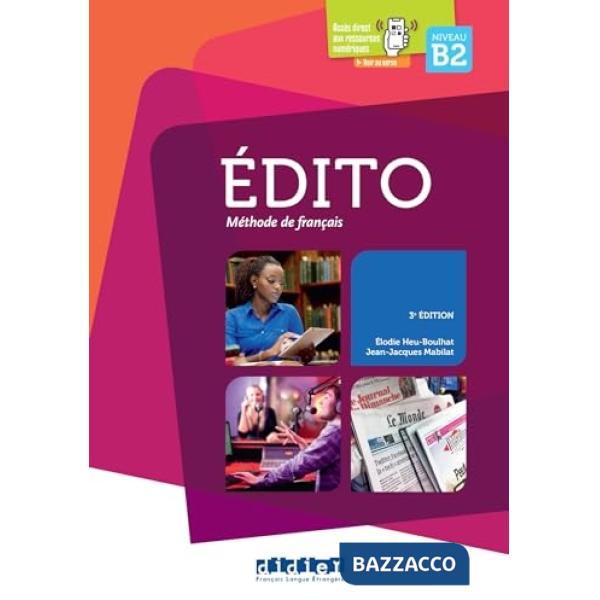 EDITO NIVEAU B2 2015 LIVRE + APP